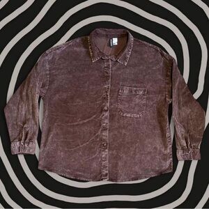 Divided Button Down Shirt